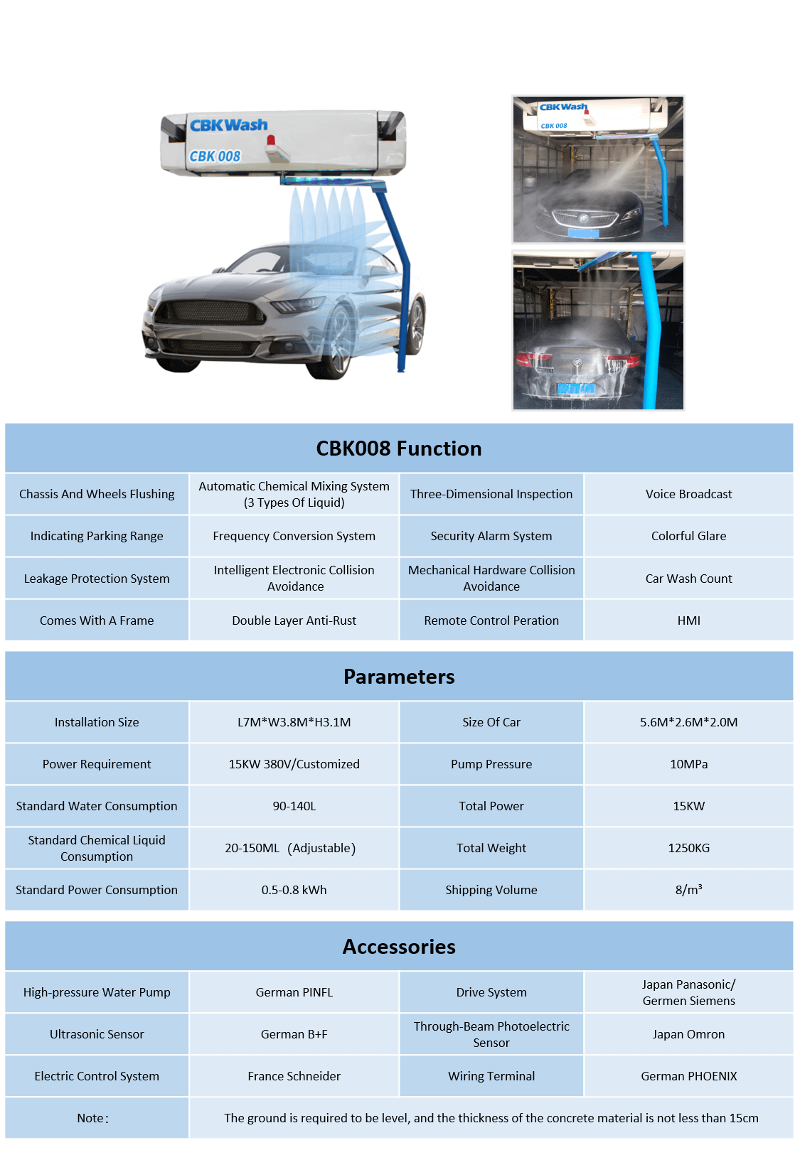 China CBK 108 intelligent touchless robot car wash machine Manufacture and  Factory